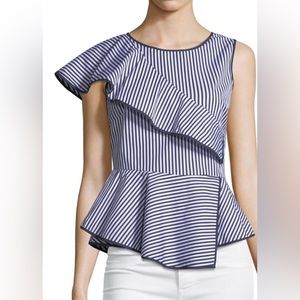 Parker Carly striped poplin tank top